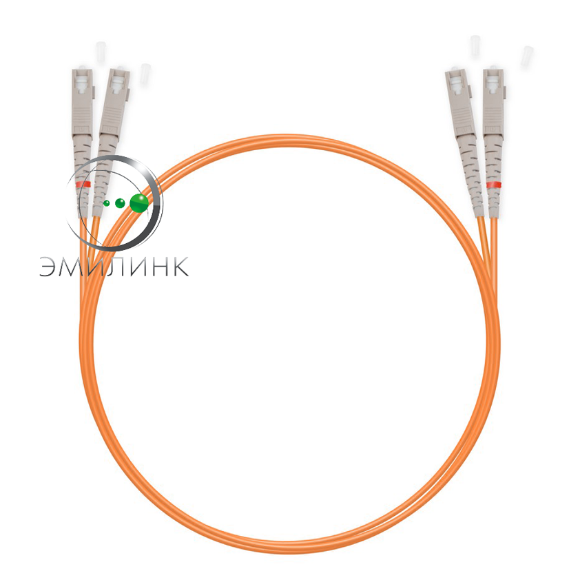 Патч-корд оптический dpc SC/UPC-SC/UPC 50/125 3.0мм 1м LSZH