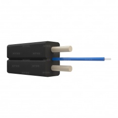 Кабель оптический FTTH, 1 волокно, G657A1, усилен стеклопрутками (черный)